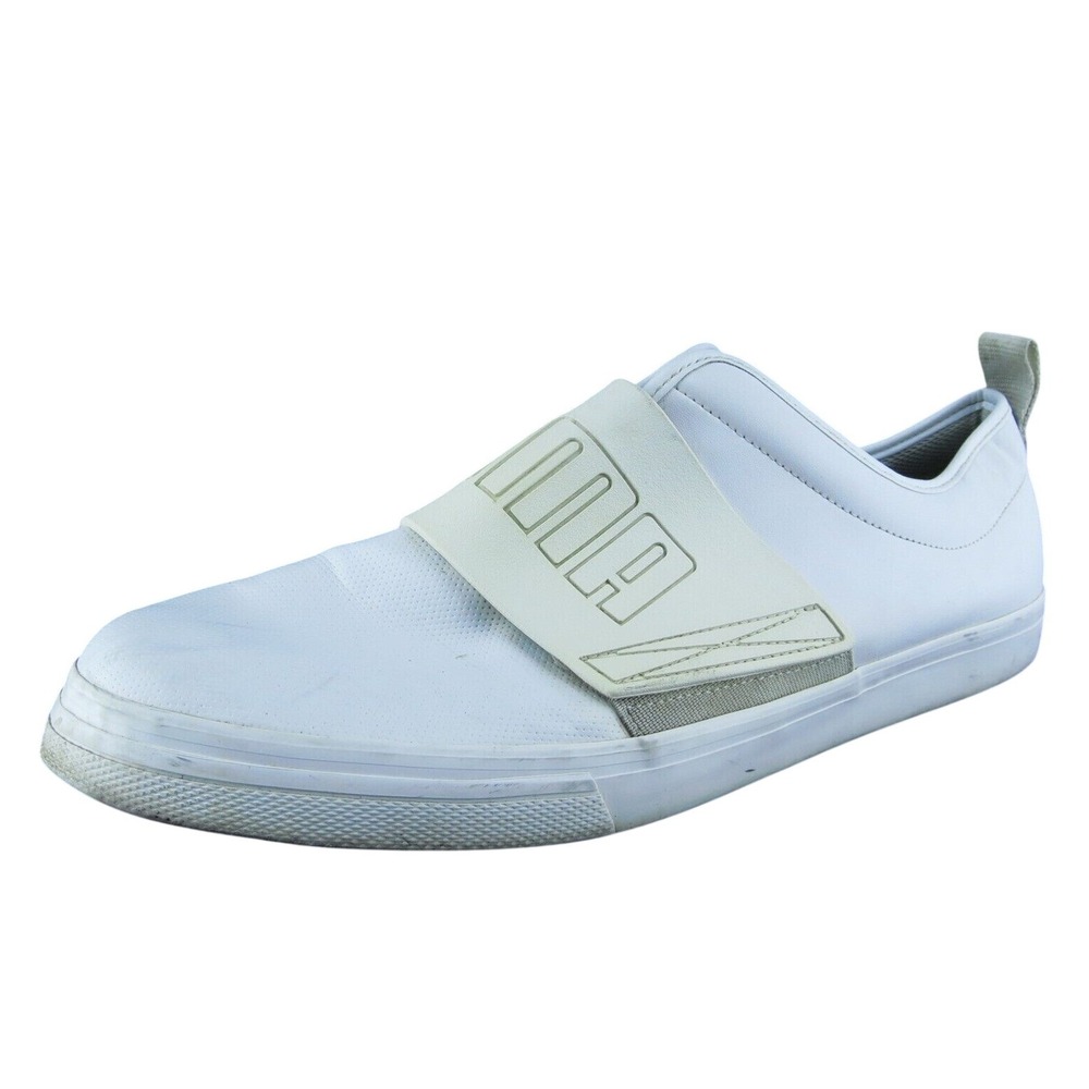 PUMA El Rey Fun Men SlipOn Sneaker Sz 14 Casual Athletic White Synthetic Leather